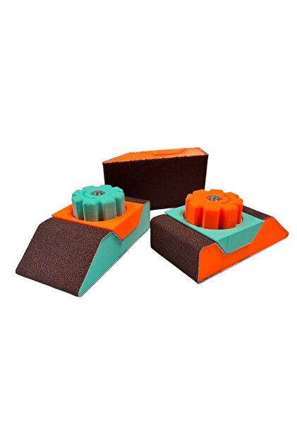 srtfootcare Le Mood'o Plastik Zımpara Takozu, Deri Kenar Zımpara