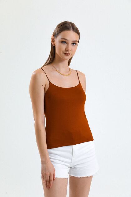 Women's Tile Rope Strap Blouse