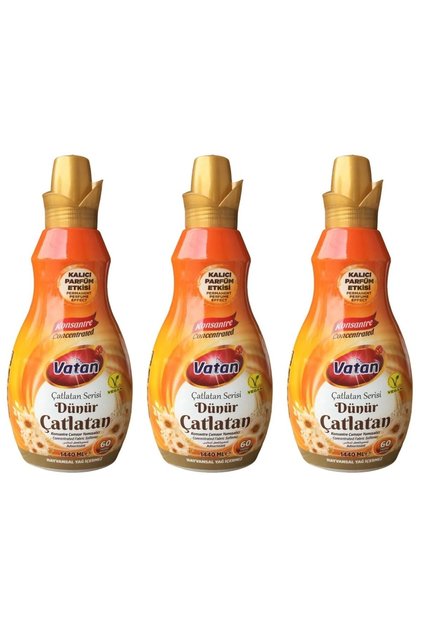 KONSANTRE ÇAMAŞIR YUMUŞATICI DÜNÜR ÇATLATAN 1440 ML X 3 LÜ
