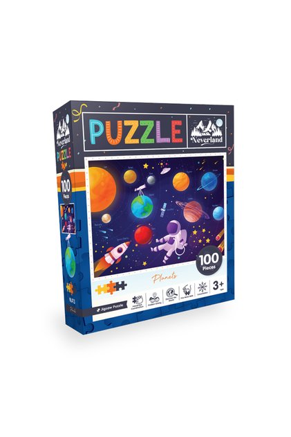 100 Pieces Jigsaw Puzzle - Planets