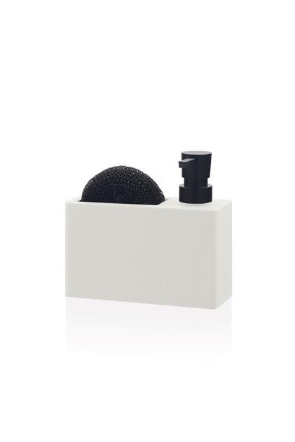 Plain Liquid Soap Dispenser White