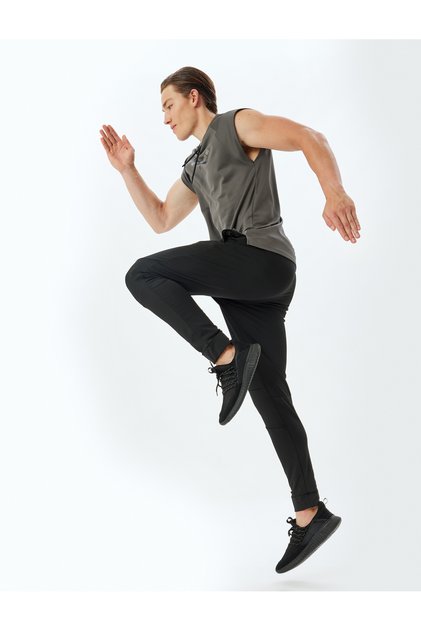 Spor Eşofman Altı Jogger Beli Bağcıklı Cep Detaylı