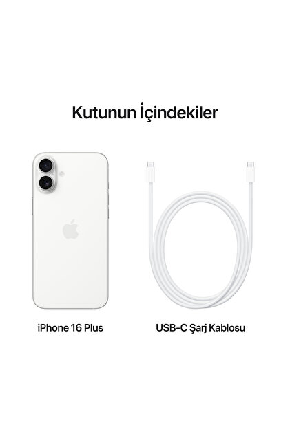 Apple iPhone 16 Plus 128GB Beyaz - Fiyatı, Yorumları