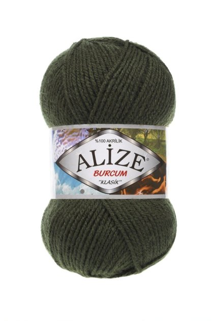 Ață de tricotat manuală Burcum Classic verde 29 Nefi (5 bucăți)