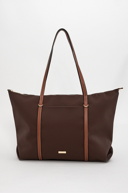 Boris women's striped shopper shoulder bag