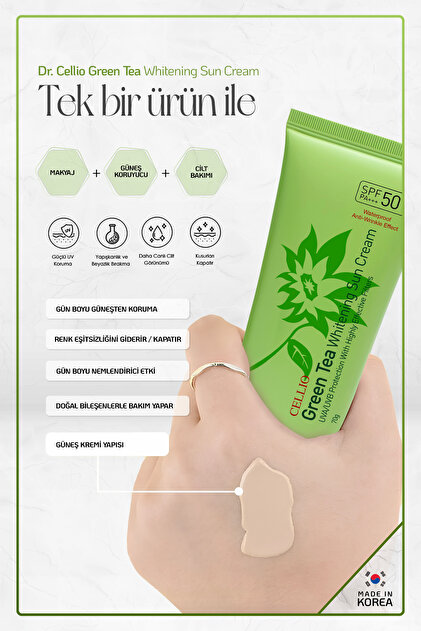DR. CELLIO 2 Adet Green Tea Içeren Yatıştırıcı Leke Ve Akne