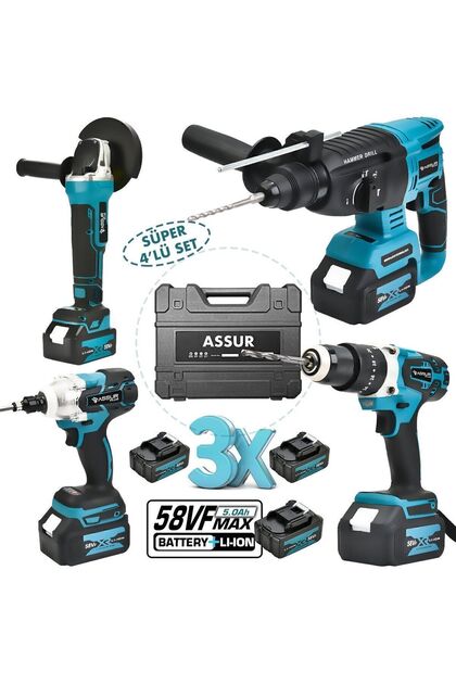 assurr Matkap Seti 4'lü Ecole &chelikbei - Fiyatı, Yorumları