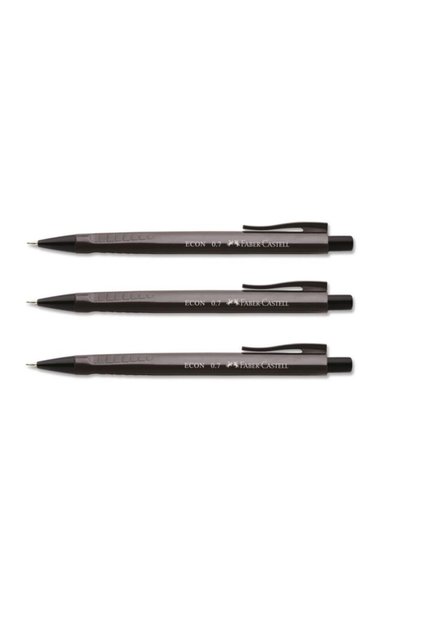 Econ 0.7 Pen Black 3 Pieces