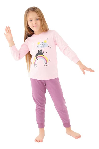 Rp3002 Girl's Double Suit Pink