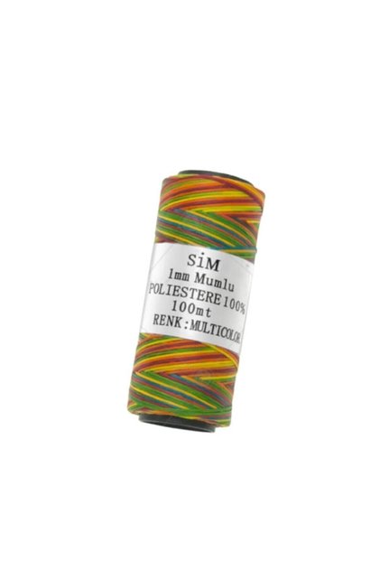 1 Millim Waxed Saraç Leather Rope Bobbin 100 Meters