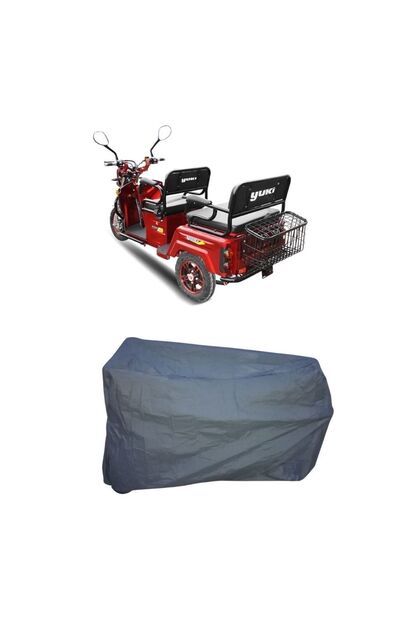 Kral Motor Kr301 Mira 3 Kişilik Motosiklet Brandası Su Geçirmez 4 Mevsim Boya Dostu Motor Brandası + TAŞIMA ÇANTALI
