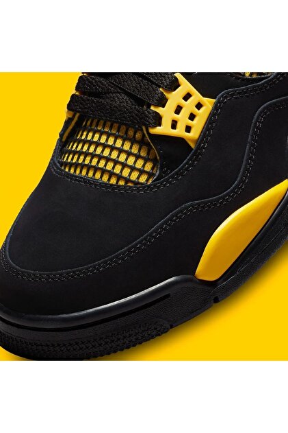 Nike Air Jordan 4 Retro Yellow Thunder DH6927-017 Erkek Spor