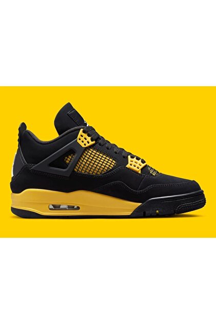 Nike Air Jordan 4 Retro Yellow Thunder DH6927-017 Erkek Spor