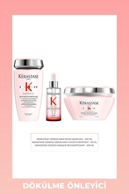 Kérastase GENESIS 250mL 2本セット ケラスターゼ Kerastase Kérastase Genesis Dökülme Önleyici Set - Fiyatı, Yorumları