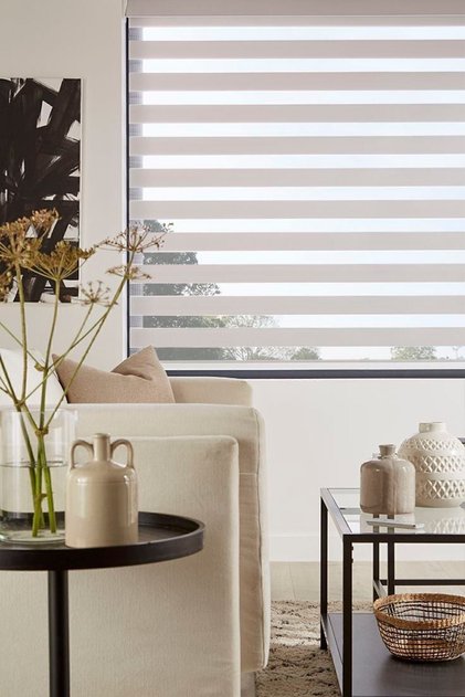 Krem Stor Zebra Perde Oygusuz