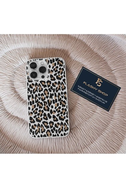 Xiaomi Mi 11 Lite Compatible Leopard Pattern Transparent Case