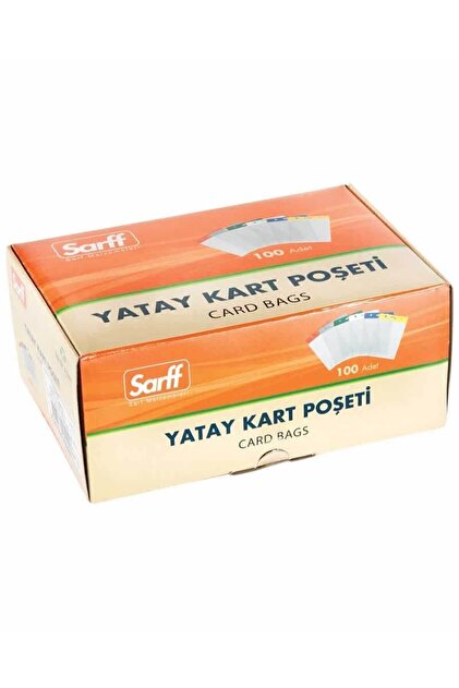 SARFF 10X14.5CM DİKEY ŞEFFAF KART POŞETİ - 100ADET - Fiyatı, Yorumları