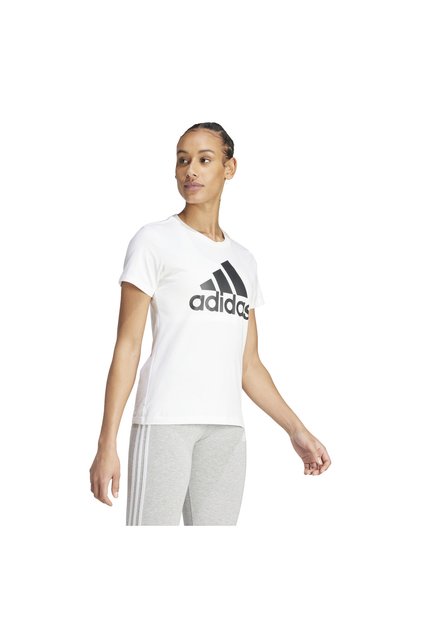 White Casual Style Women's T-shirt - W Bl T GL0649