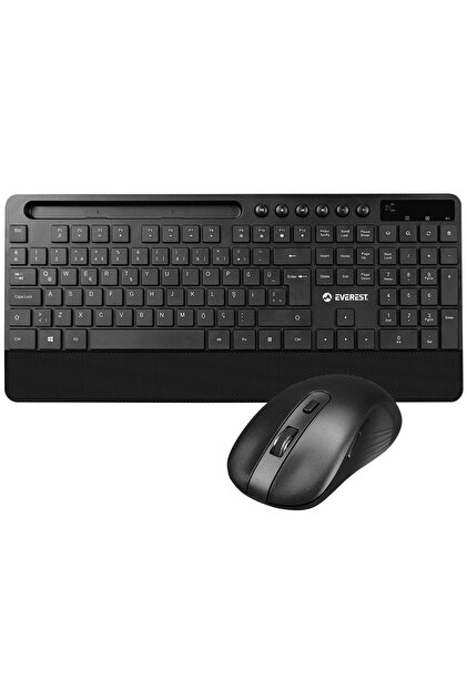 Everest 9676 Multimedya Tablet-telefon Standlı Klavye+mouse Set