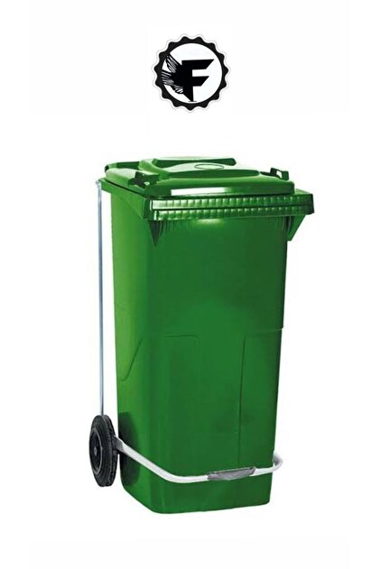 1. kalite Konteyner 120lt Pedallı Çöp kovası