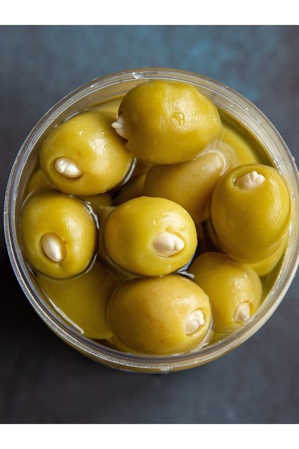 Badem Dolgulu Yeşil Zeytin 700gr