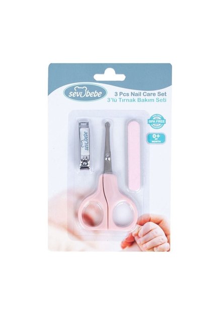 3lü Tırnak Bakım Seti ART-507 Pembe