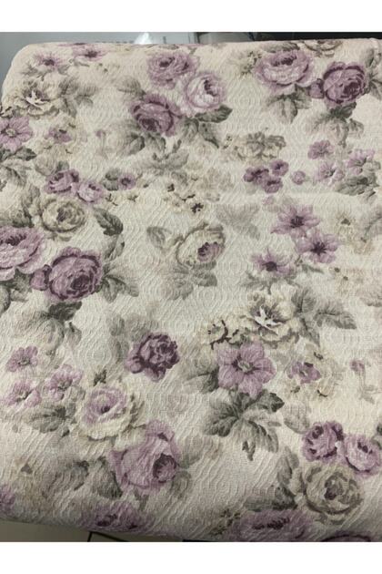 Jasmin Pike Çift Kişilik Mor % 100 Pamuk - 220 X 230