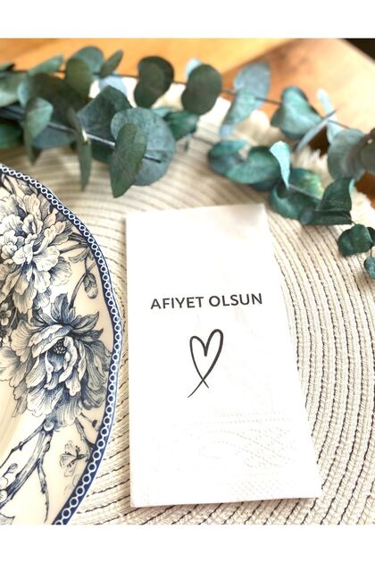 Baskılı Sunum Peçete [ AFİYET OLSUN ]