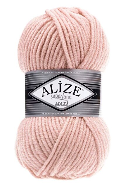 5 Pieces Superlana Maxi Crystal Pink 523 Thick Hand Knitting Thread Vest Cardigan Thread Scarf Beanie Sweater Thread