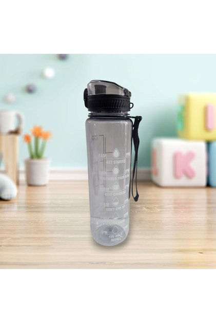 Motivational Transparent Athlete-Student Water Bottle 1000 ml