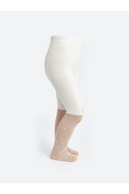 Patterned Girls' Towel Pantyhose (W4)