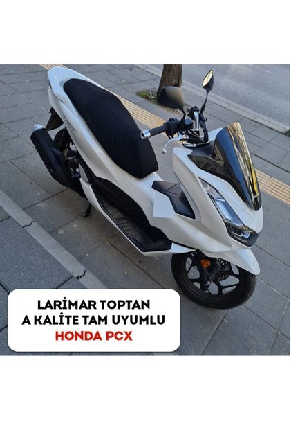 Honda Pcx File Sele Koltuk Kılıfı 3d Çift Kat File Terletme Yapmaz - Alttan Cırtlı