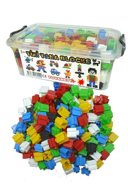 toysnet Tiktak Bloklar 200 Parça 6 Renk Eğitici Ve Çıt Çıt Oyuncak