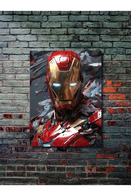 İronman - Marvel - Dizi, Film ve Karakter Özel Tasarım Poster Serisi, Eşsiz Tasarım,