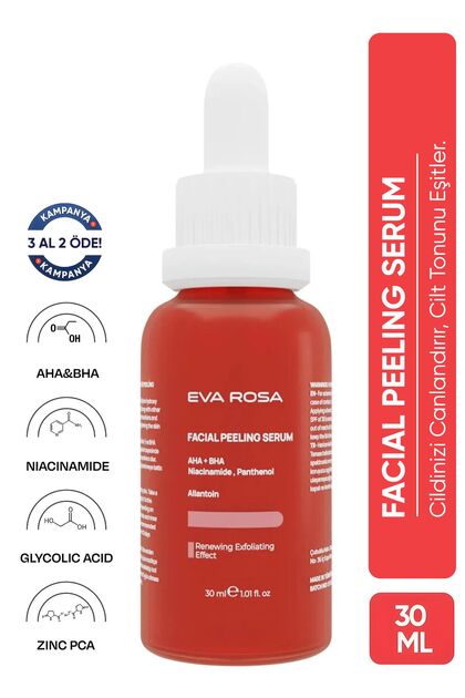 AHA & BHA Revitalizing & Skin Tone Even Red Peeling Skin Serum 30 ml