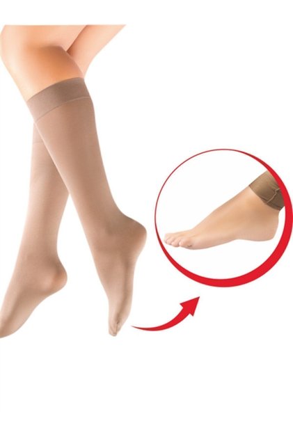 Women's Mink Open Toe Knee-Length Ablution Socks, Pack of 6
