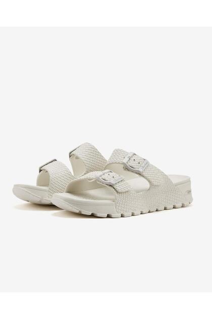 Skechers Arch Fit Footsteps Women's White Slippers 111378 Wht