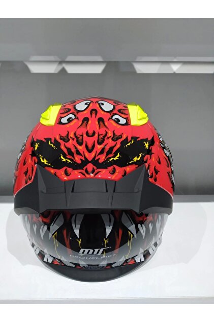 MTS KASK MTS PRO 801 DEMON GÜNEŞ GÖZLÜKLÜ KIRMIZ/SARI - Fiyatı