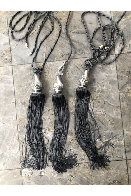 Antrasit Renk Polyester Tavan Toplama Braçol Sarkıt Seti
