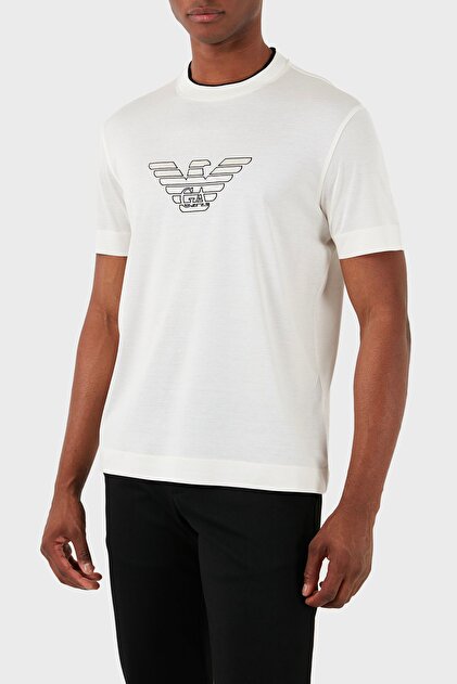 Emporio Armani Regular Fit Bisiklet Yaka T Shirt Erkek T SHİRT