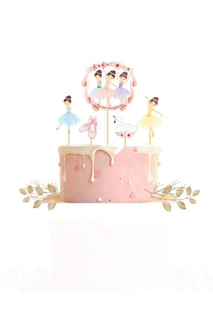 Ballerina Themed Cake Decoration