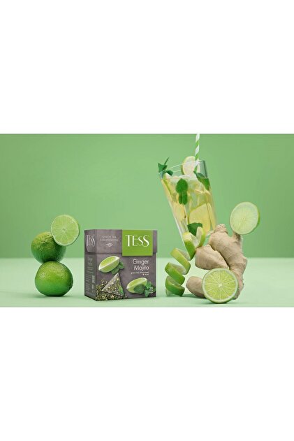 Tess Zencefil Mojito Nane Lime Yeşil çay karışımı - Fiyatı, Yorumları