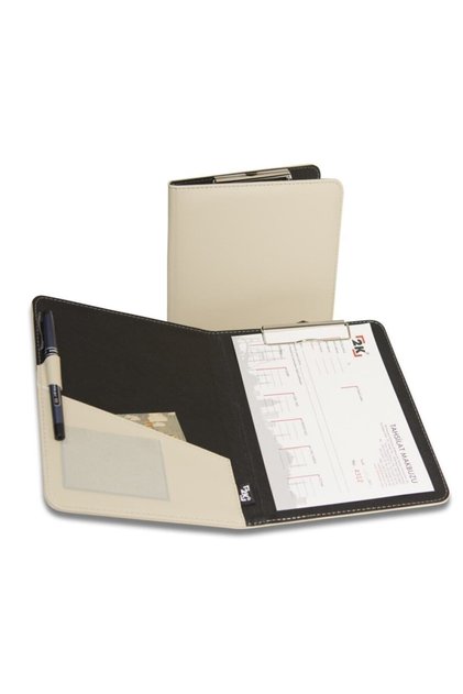 A5 Faux Leather Covered Secretary Block Tray Beige Only Suitable for A5 Size Documents!!!