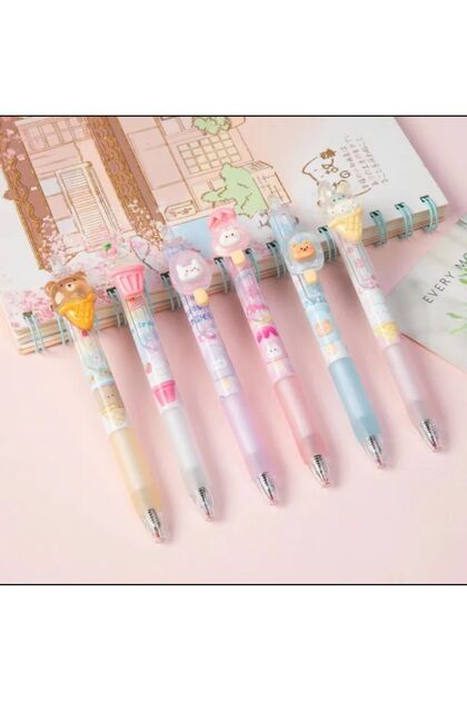 Sanrio Kawaii 3D Figured Ballpoint Gel Pens Colorful Cute Preschool Gift Pens1Pc