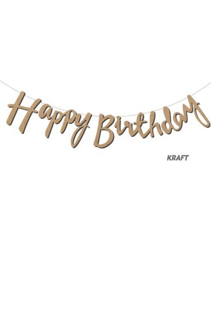 Kraft Happy Birthday Banner