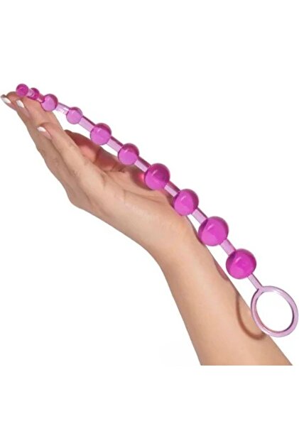 PembeKatalog Anal Ve Vajinal 25 Cm Sral Jel Zevk Toplar Anal Plug -  Fiyat, Yorumlar