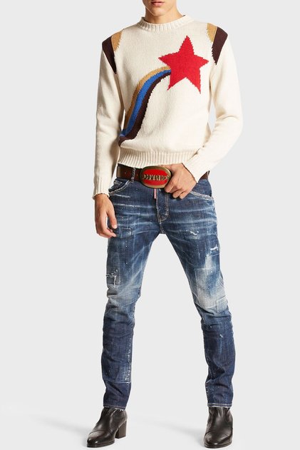 Streç Pamuklu Slim Fit Jeans Erkek KOT PANTOLON S71LB1368 S30342 470