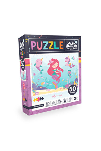 Neverland 100 Pieces Jigsaw Puzzle - Unicorn (Tek Boynuzlu At