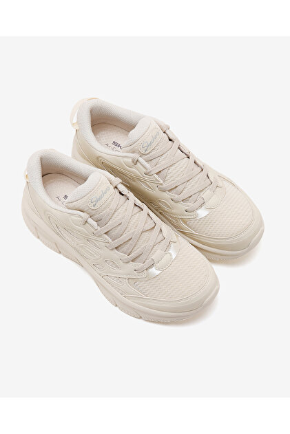 スキー mew23jp Skechers Modern D'lux - Good Start Kadın Beyaz Sneakers 158584