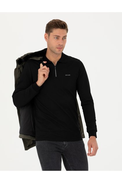 Black Regular Fit Sweatshirt 50273897-Vr046